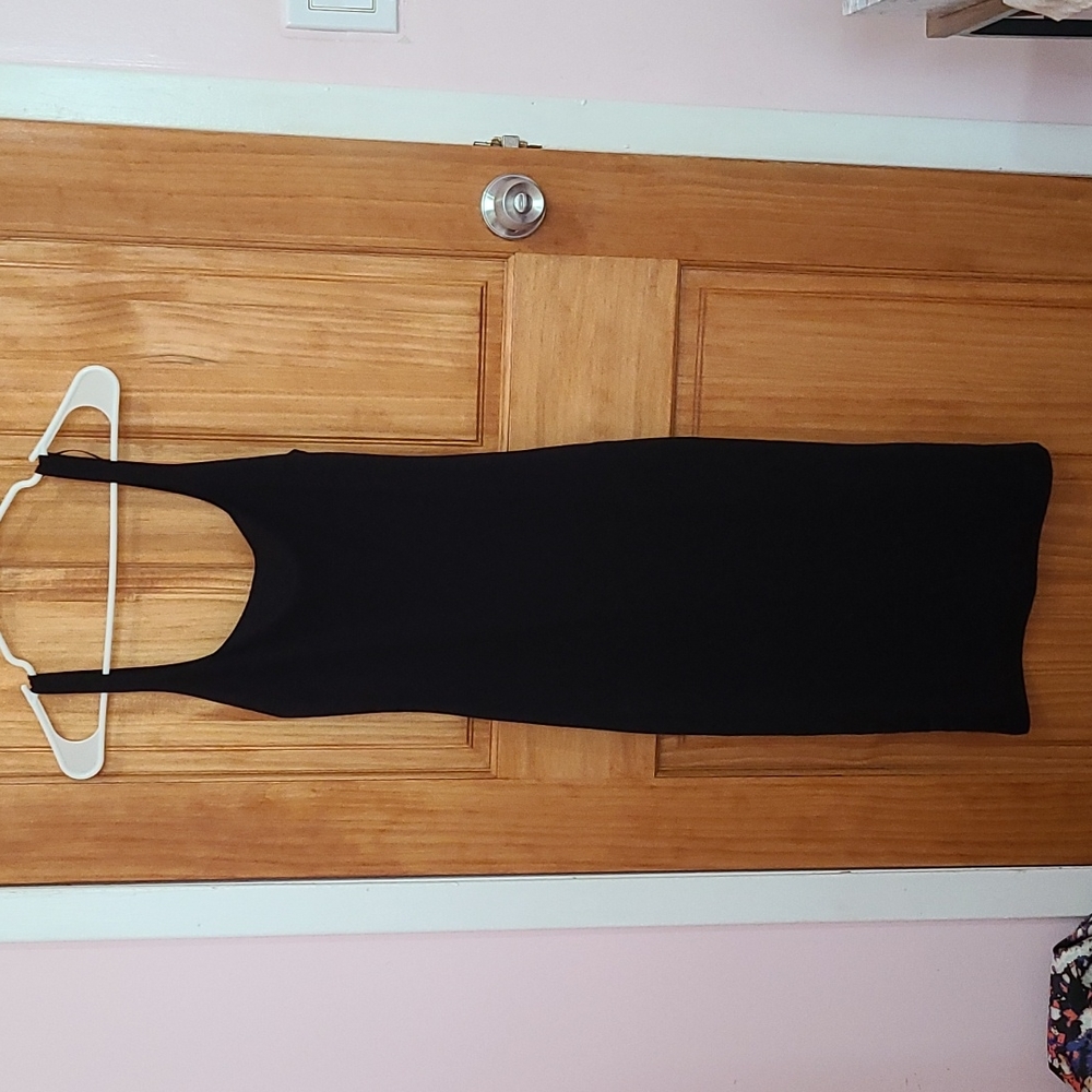 A black Zara dress, size small